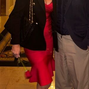 Herve Leger bandage dress with small flair bottom